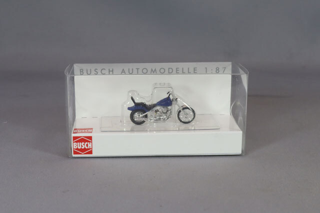 BUSCH 1/87 USバイク ブルー