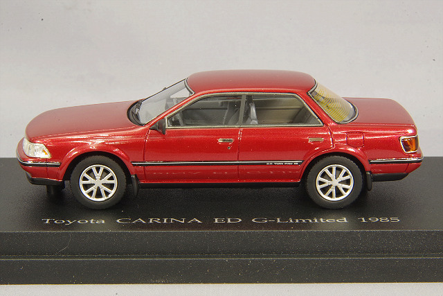 カリーナED Xリミテッド リアー光るED 貴重品 値下げ CAM@ 1/43 トヨタ カリーナ ED Gリミテッド 1985年型 レッドメタリック