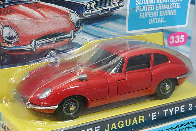 コーギー 1/43 #335 4.2 リッター ジャガー Eタイプ 2+2 レッド