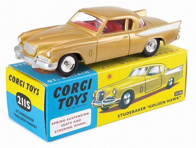 コーギートイズ　プレミア ☆予約品☆ コーギー 1/49 #211S スタッドベーカー ゴールデンホーク