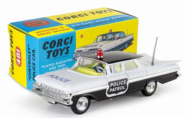 ☆予約品☆ コーギー 1/50 #481 シボレー パトカー