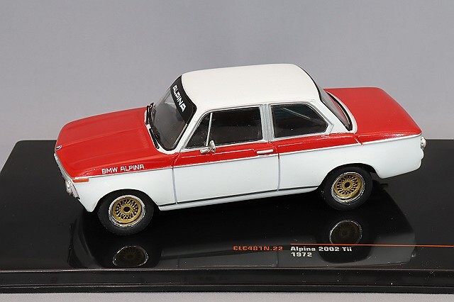 イクソ 1/43 アルピナ 2002 Tii 1972 ホワイト/レッド