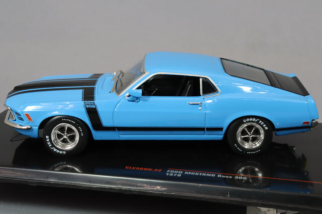 イクソ 1/43 フォード マスタング ボス 302 1970 ブルー