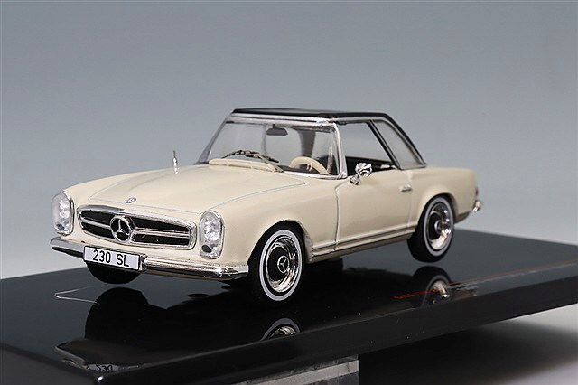 イクソ 1/43 メルセデスベンツ 230SL (W113) 1964 ハードトップ クリーム