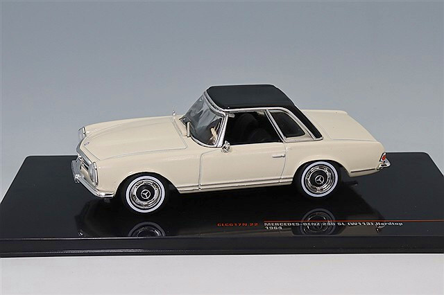 イクソ 1/43 メルセデスベンツ 230SL (W113) 1964 ハードトップ クリーム