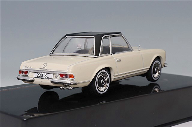 イクソ 1/43 メルセデスベンツ 230SL (W113) 1964 ハードトップ クリーム