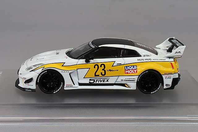 CMモデル 1/64 日産 LB-WORKS GT35RR スーパーシルエット #23