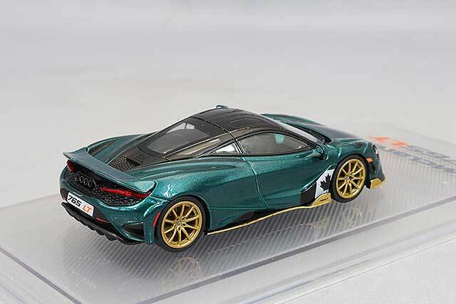 CMモデル 1/64 マクラーレン 765LT メタリックブラックグリーン
