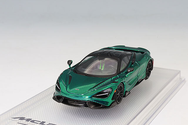 CMモデル 1/64 マクラーレン 765LT クロームグリーン/フルカーボン