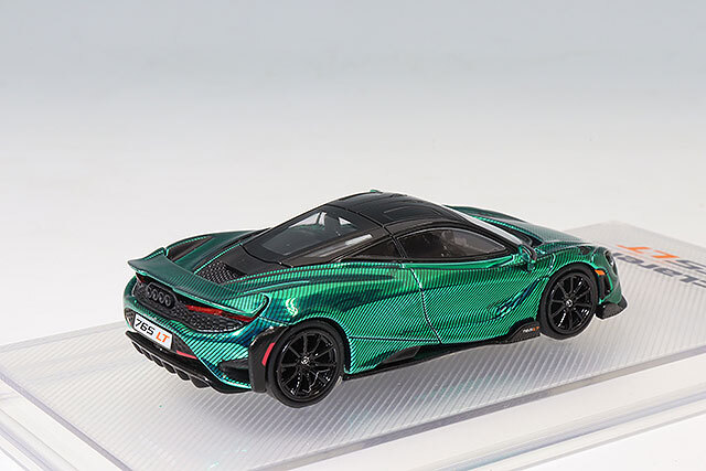 CMモデル 1/64 マクラーレン 765LT クロームグリーン/フルカーボン