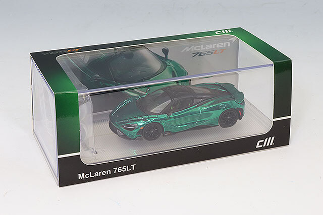 CMモデル 1/64 マクラーレン 765LT クロームグリーン/フルカーボン