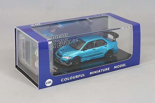 CMモデル 1/64 三菱 ランサー エボリューション IX メタリックブルー