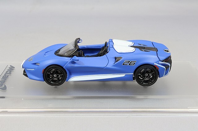CMモデル 1/64 マクラーレン エルバ マットブルー