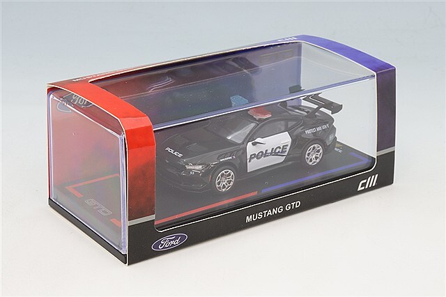 CMモデル 1/64 フォード マスタング GTD ポリスカー