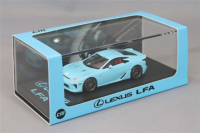 CMモデル 1/64 レクサス LFA ベビーブルー