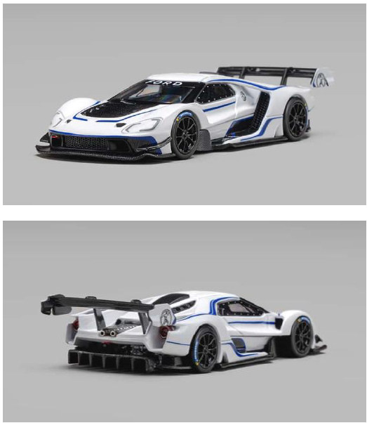 ☆予約品☆ CMモデル 1/64 フォード GT Mk.IV フローズンホワイト