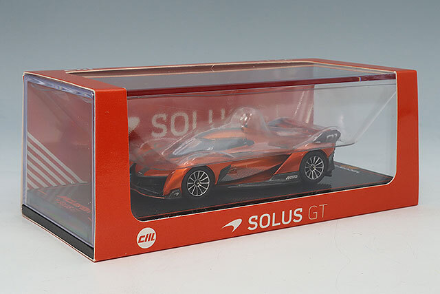 CMモデル 1/64 マクラーレン ソーラス GT メタリックオレンジ