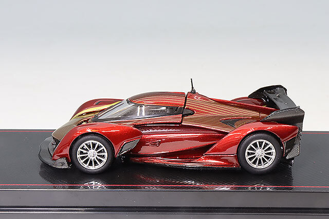 CM64 1/64 マクラーレン ソーラス GT メタリックワインレッド