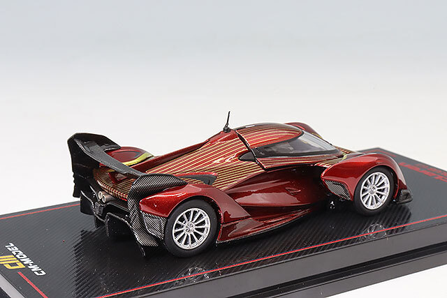CM64 1/64 マクラーレン ソーラス GT メタリックワインレッド