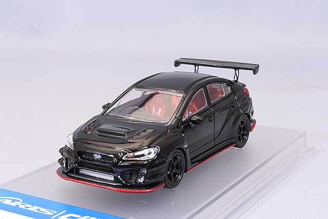 CMモデル 1/64 スバル バリス ワイドボディ 1.0 ブラック