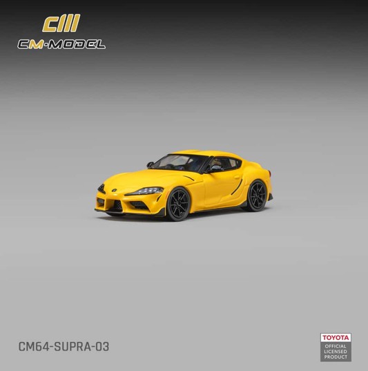 ☆予約品☆ CMモデル 1/64 トヨタ GR スープラ ニトロイエロー