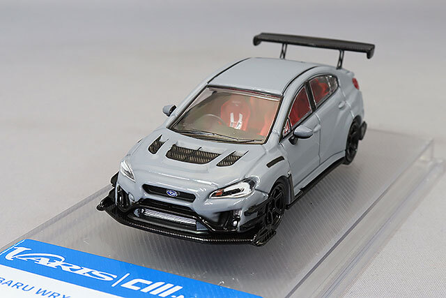 CMモデル 1/64 スバル バリス ワイドボディ 2.0 WRX グレー