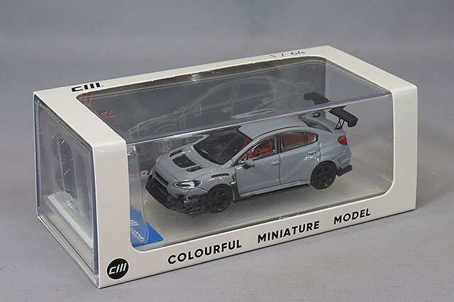 CMモデル 1/64 スバル バリス ワイドボディ 2.0 WRX グレー