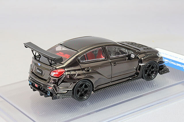 CMモデル 1/64 スバル バリス ワイドボディ 2.0 WRX クローム