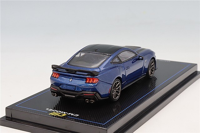 CMモデル 1/64 フォード マスタング ダークホース ブルーエンバー