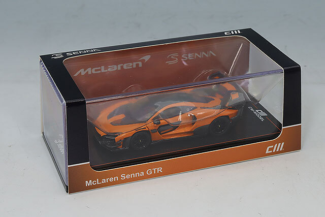 CMモデル 1/64 マクラーレン セナ GTR パパイアオレンジ