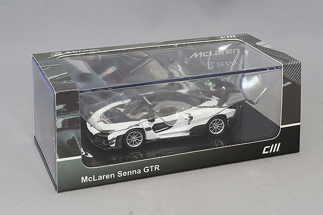 CMモデル 1/64 マクラーレン セナ GTR ホワイト
