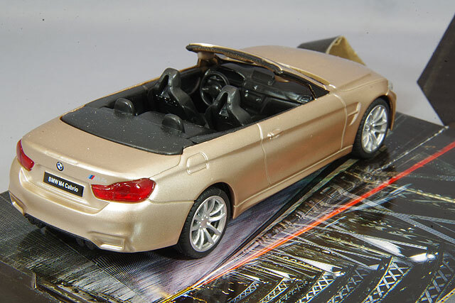 CMC 1/43 プルバックカー BMW M4 カブリオ サテンゴールド