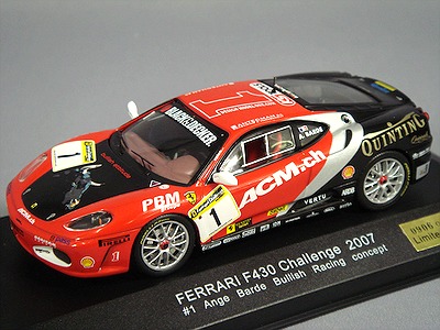 コフラディス 1/43 フェラーリ F430 チャレンジ #1 2007 Ange Barde