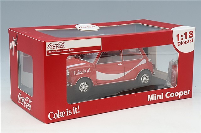 Coca-Cola Mini Cooper ミニカー1/18 Tiny 1/18 ミニ クーパー コカコーラ