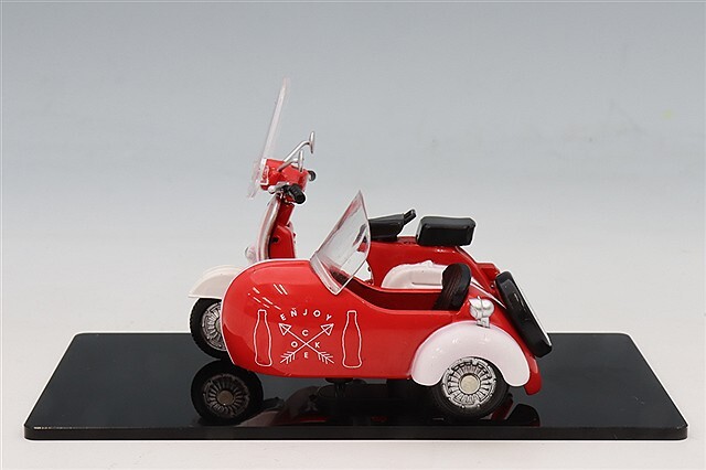 Tiny City スクーター サイドカー コカコーラ