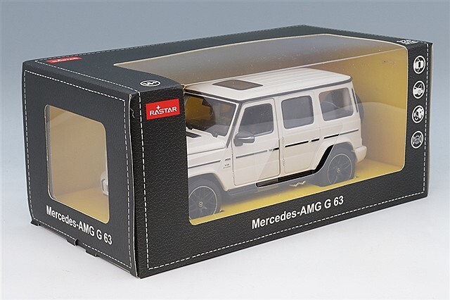 童友社 RASTAR 1/24 メルセデス AMG G63 ホワイト