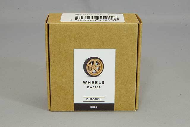 D MODEL 1/64 ドレスアップパーツ D Model ホイール No.13 ゴールド