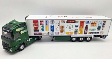 1/43 volvo fh16 トレーラーヘッド　エリゴール ☆予約品☆ エリゴール 1/43 ボルボ FH AERO セミトレーラー 冷凍車 DAGAB