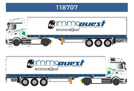 ☆予約品☆ エリゴール 1/43 メルセデス E-アクトロス トートライナー