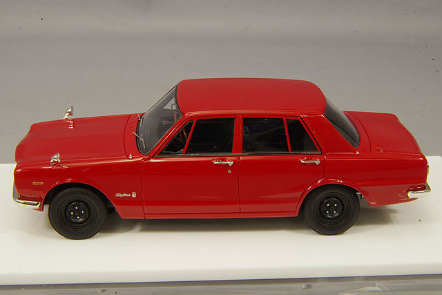 アイドロン 1/43 日産 スカイライン 2000 GT‐R (PGC10) 1969 レッド
