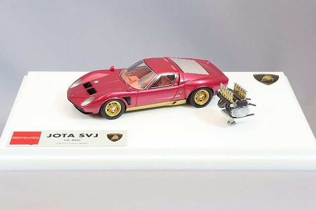 アイドロン 1/43 ランボルギーニ イオタ SVJ #4892 V12エンジン付