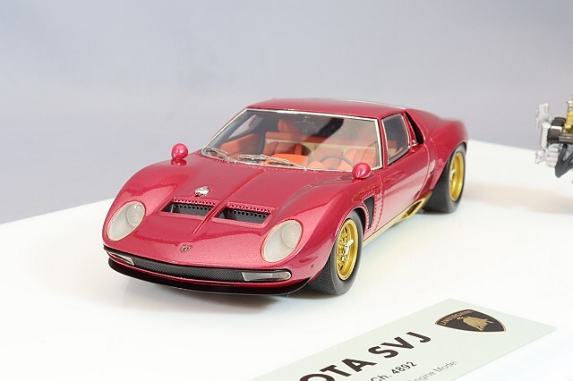 アイドロン 1/43 ランボルギーニ イオタ SVJ #4892 V12エンジン付