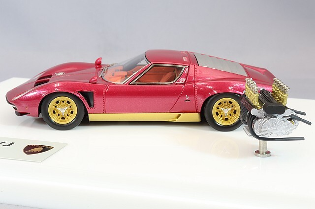 アイドロン 1/43 ランボルギーニ イオタ SVJ #4892 V12エンジン付