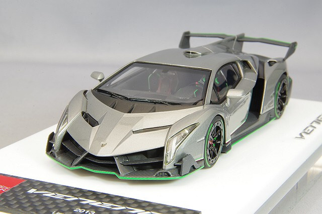 アイドロン 1/43 ランボルギーニ ヴェネーノ2013 メタリックグレー  