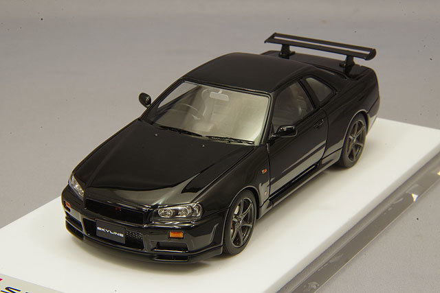 アイドロン　NISSAN スカイラインGT-R BNR34 アイドロン 1/43 日産 スカイライン GT-R (BNR34) 1999 ブラックパール