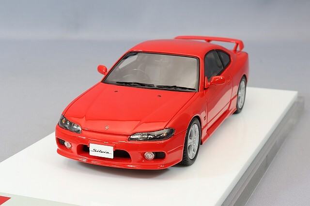 アイドロン 1/43 日産 シルビア S15 スペックR エアロ 1999 スーパーレッド 