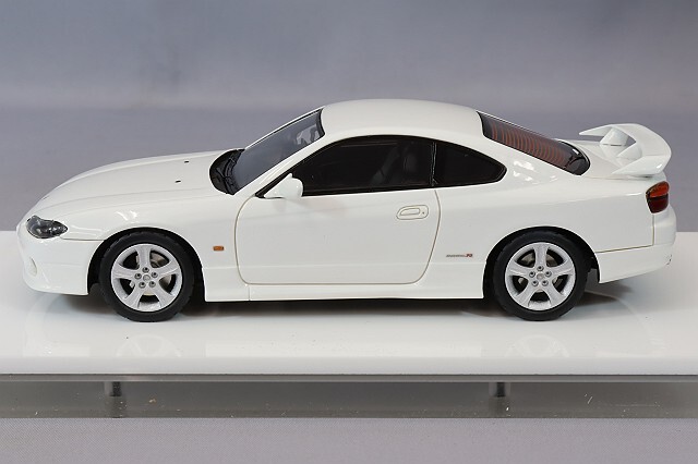 アイドロン 1/43 日産 シルビア S15 スペックR エアロ 1999 パールホワイト