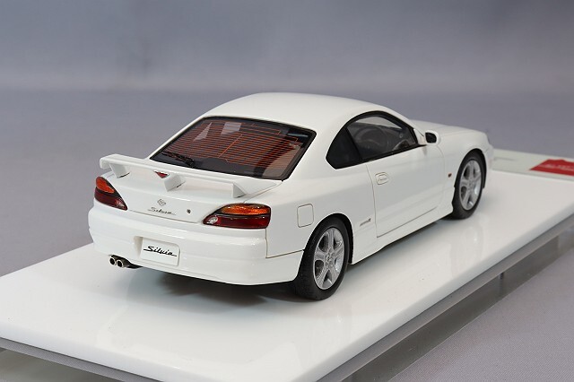 アイドロン 1/43 日産 シルビア S15 スペックR エアロ 1999 パールホワイト