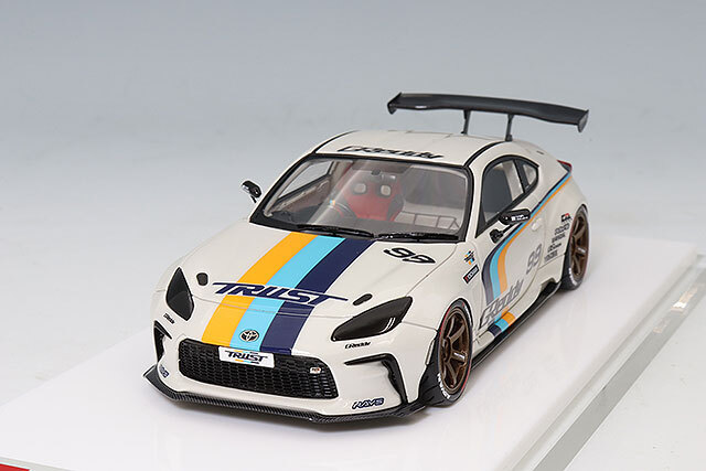 アイドロン 1/43 トラスト グレッディ GR86 ターボ クリスタルホワイト