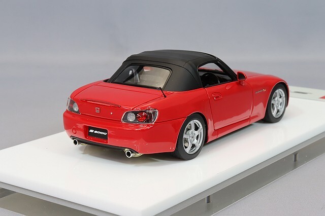アイドロン 1/43 ホンダ S2000 (AP1) 1999 ニューフォーミュラレッド